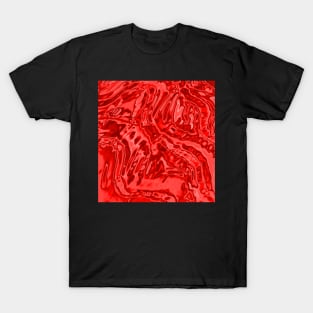 Bright Red Psychedelic T-Shirt